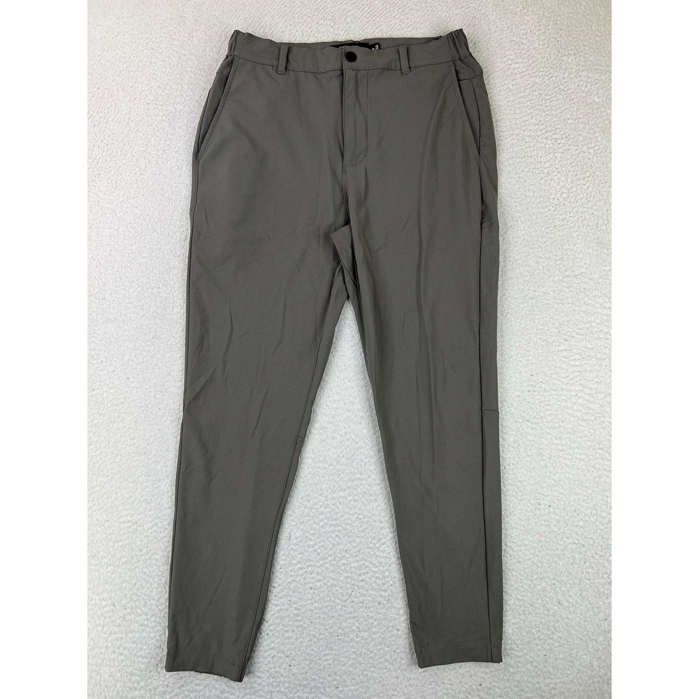 Cuts AO Jogger Pants Mens Medium Green Slim Fit Casual Stretch Travel 32x28